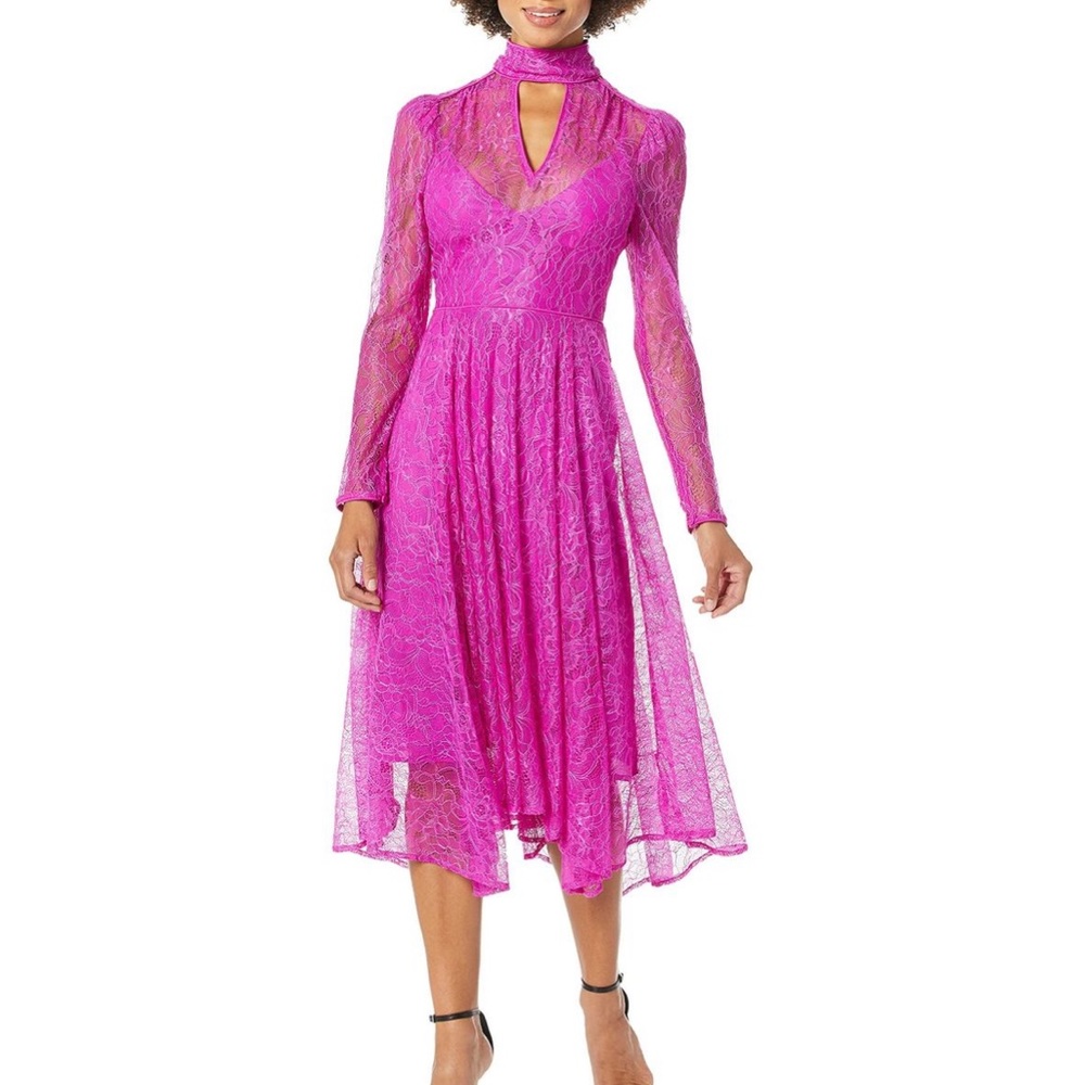 BCBGMaxazria lace Midi dress